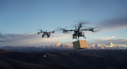 稳拿证券 大疆旗舰级运载无人机DJI FlyCart 100发布：低空运输新产品