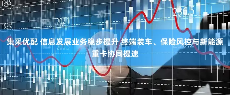 集采优配 信息发展业务稳步提升 终端装车、保险风控与新能源重卡协同提速